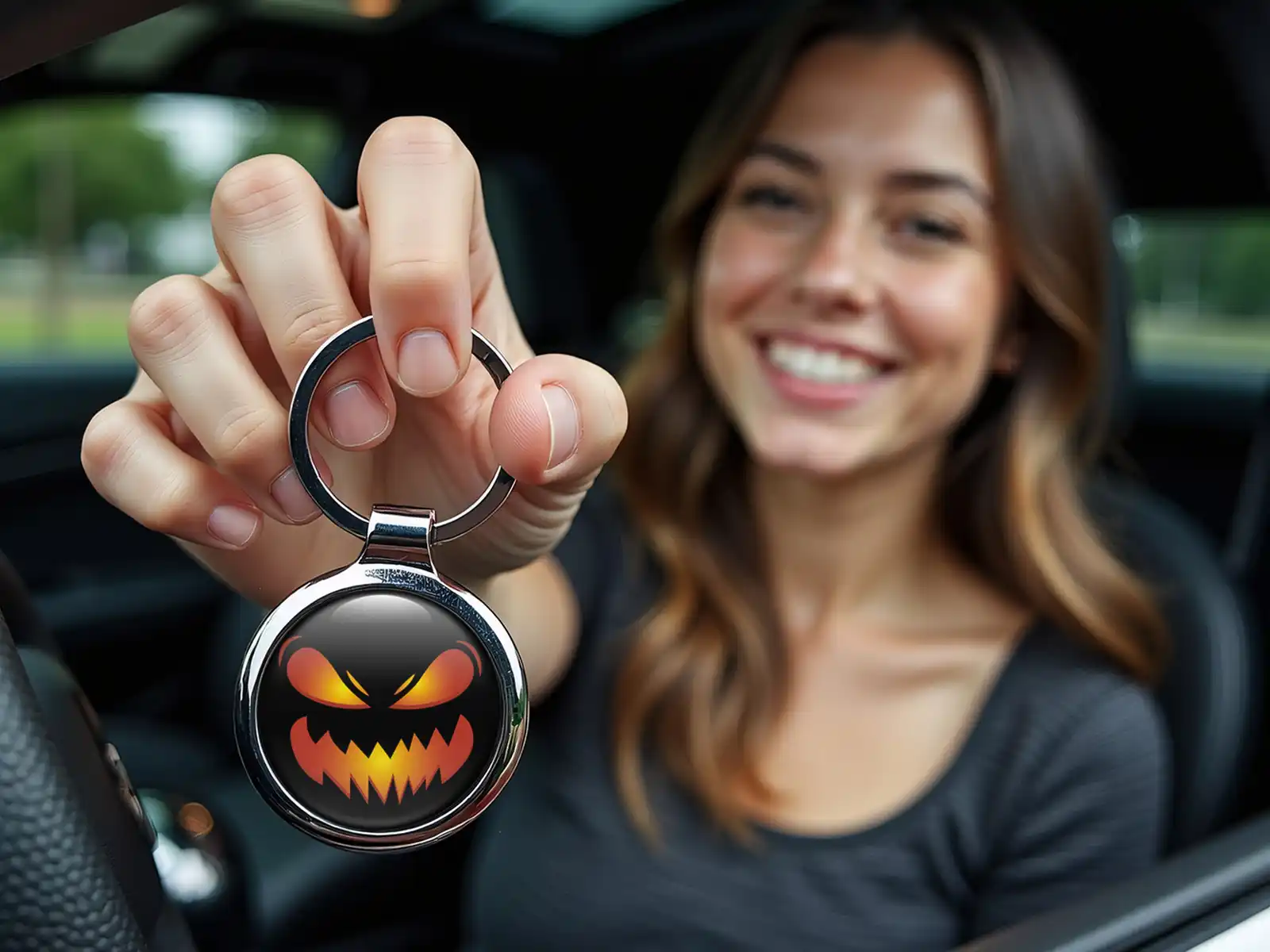 Glossy Keychains Custom Alloy Premium Design
